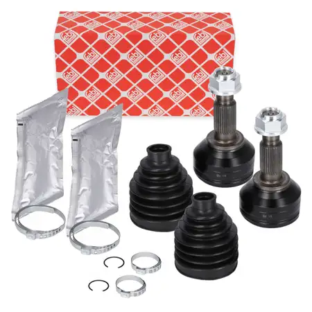 2x febi 184385 Gelenksatz Antriebswelle f&uuml;r TESLA Model 3 5YJ3 vorne oder hinten radseitig