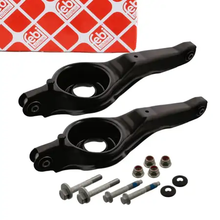 2x febi 47014 Querlenker Federaufnahme + Schrauben f&uuml;r FORD 2 MK2 C-Max DM2 hinten unten