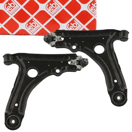 2x febi Querlenker + Traggelenk f&uuml;r VW Golf 2 Jetta 1 2 SEAT Cordoba Ibiza 2 Toledo vorne