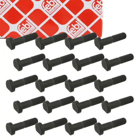 20x febi 01471 Radbolzen M14x1,5mm f&uuml;r MERCEDES-BENZ Sprinter T1/TN T2/L T2/LN1 Vario