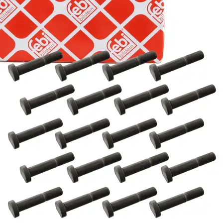 20x febi 102242 Radbolzen M14x1,5mm f&uuml;r MERCEDES G-Klasse W461 Sprinter hinten 4614010071