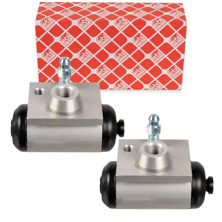 2x febi Radbremszylinder &Oslash; 17,40 f&uuml;r RENAULT Clio 2 4 DACIA Logan 1 2 Sandero 1 2 hinten