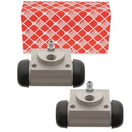 2x febi 29365 Radbremszylinder &Oslash; 19,05 f&uuml;r OPEL Corsa D E ADAM NISSAN Micra 3 Note hinten