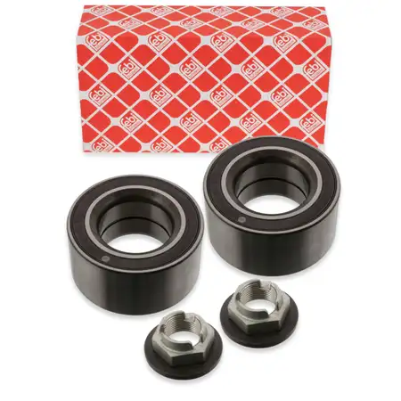 2x febi 19706 Radlagersatz Radlager f&uuml;r FORD Mondeo 1 2 3 Cougar JAGUAR X-Type X400 vorne