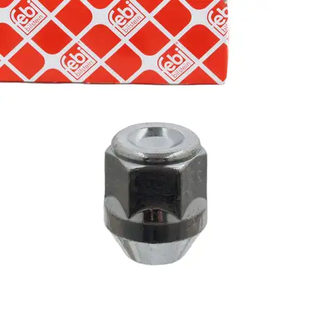 febi M12 x 15 Radmutter f&uuml;r KIA Rio 1-4 Carens 1-4 Cerato 1-4 HYUNDAI Tucson Elantra 3-7