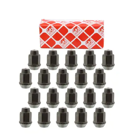 20x febi 45789 Radmutter M12x1,5mm f&uuml;r CHEVROLET Aveo Cruze Trax OPEL Mokka/10