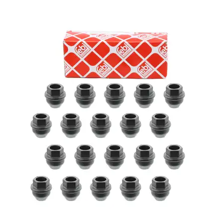 20x febi 46049 Radmutter M14x1,5mm f&uuml;r FORD Tourneo Custom Transit/Custom V363