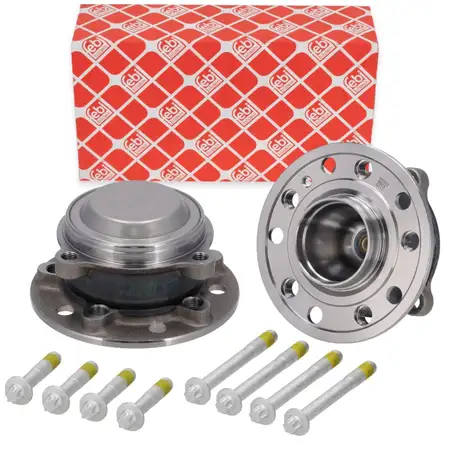 2x febi 185522 Wheel Hub for MERCEDES W205 S205 C/A205 W213 S213 C/A238 (front) 2053340400