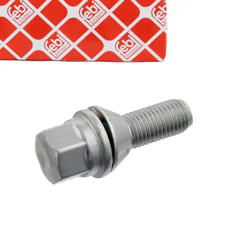 febi M12 x 15 Radschraube f&uuml;r RENAULT Clio 2-4 Twingo 1 2 Logan 1 Zoe DACIA Dokker Sandero