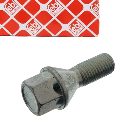 febi M12 x 15 Radschraube f&uuml;r RENAULT Clio 2-4 Twingo 1-3 DACIA Lodgy NISSAN Micra 5 Juke
