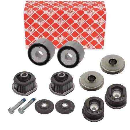 febi Repair Kit for Axle Housing for MERCEDES W124 S124 C124 without Sport Suspension (Rear Axle)