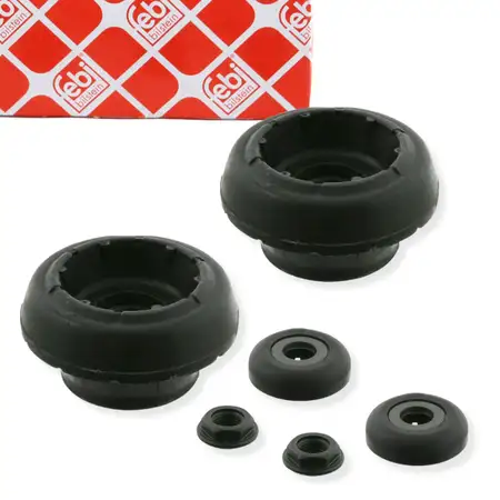 2x febi 14116 Federbeinlager + W&auml;lzlager f&uuml;r VW Golf 3 Passat 35i SEAT Ibiza 2 vorne