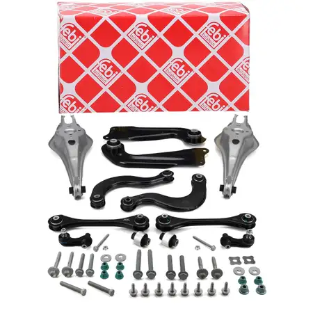 febi Reparatursatz Querlenker f&uuml;r VW Golf 7 T-Roc A3 8V Leon 5F Octavia 3 hinten 12-teilig