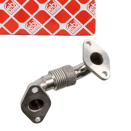 febi Rohrleitung AGR Ventil f&uuml;r VW Polo 4 9N SEAT Ibiza 3 SKODA 1 2 1.9 TDI 38131521BL