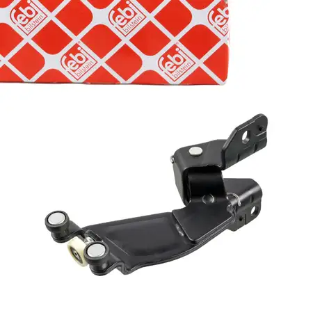 febi 179104 Rollenf&uuml;hrung Schiebet&uuml;r Fahrzeugt&uuml;r f&uuml;r OPEL Combo FIAT Doblo mitte rechts