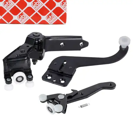 3x febi Rollenf&uuml;hrung Schiebet&uuml;r f&uuml;r VW California Multivan Transporter T5 T6 rechts