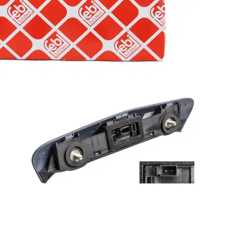 febi 176287 Schalter Heckklappenentriegelung Heckklappe f&uuml;r OPEL Corsa C X01 D S07 176729