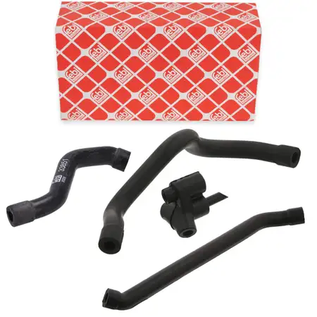 febi Schlauch Set Kurbelgeh&auml;use f&uuml;r MERCEDES W202 W203 W210 W211 W463 W163 M112 M113