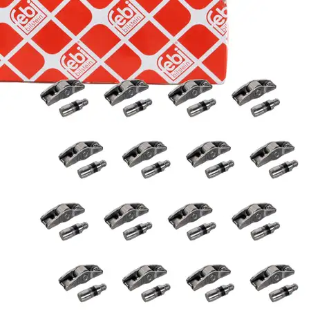 16x febi 181481 Kipphebel Schlepphebel + Ventilst&ouml;&szlig;el f&uuml;r FORD Focus 4 MK4 2.0 EcoBlue 150