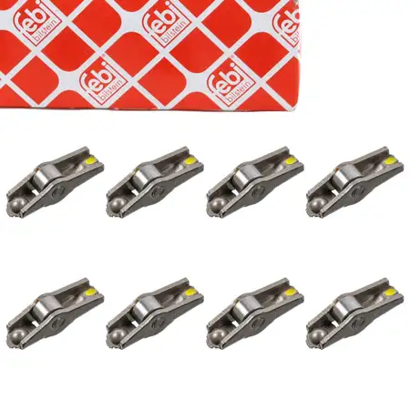 8x febi 36541 EINLASSSEITE Kipphebel Schlepphebel f&uuml;r CITROEN DS FIAT FORD PEUGEOT TOYOTA