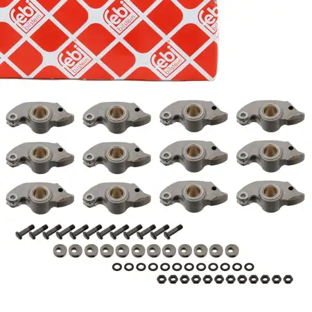 12x febi 04544 Kipphebel f&uuml;r BMW E9 CS DSi 5er E12 E28 E34 6er E24 7er E23 E32 M30