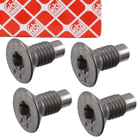 4x febi 180369 Schraube Bremsscheibe f&uuml;r DACIA MERCEDES-BENZ OPEL RENAULT SMART