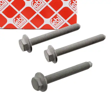 febi Schraube Satz Querlenker f&uuml;r VW Golf 5 6 Touran AUDI SEAT Leon SKODA Superb 2 vorne