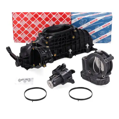 febi Saugrohrmodul + BOSCH Stellelement + Drosselklappe f&uuml;r MERCEDES-BENZ 1.8/2.2CDI OM651