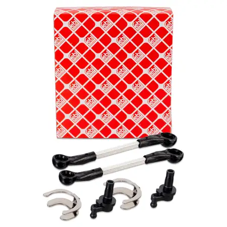 2x febi Repair Kit for Intake Manifold Flap for AUDI A4, A5, A6, A8, Q5, Touareg 2.7/3.0 TDI 059198212