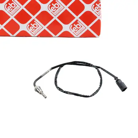 febi Abgastemperatursensor VOR Kat f&uuml;r VW Golf 7 AUDI 8V SEAT Leon SKODA Octavia 3 1.6 TDI