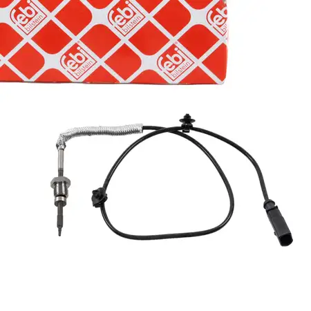 febi 197590 Abgastemperatursensor f&uuml;r AUDI A4 B8 A5 Q5 vor Abgasturbolader 2.0 03L906088AG