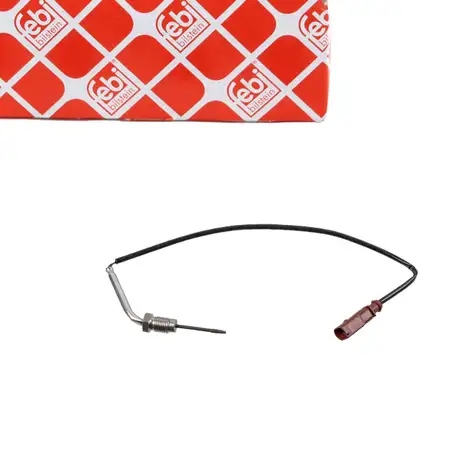 febi 198438 Abgastemperatursensor Sensor f&uuml;r VW Polo 5 SKODA Fabia 3 1.4 TDI