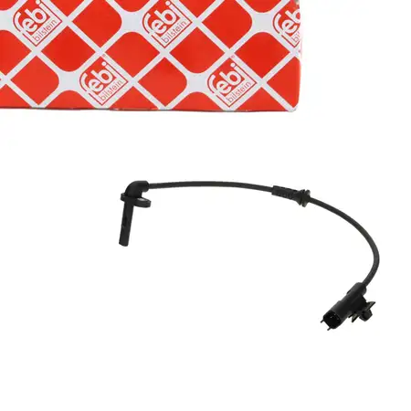 febi 1001937 ABS Sensor Raddrehzahl Drehzahlsensor f&uuml;r OPEL Karl hinten rechts 95388494