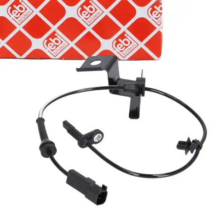 febi 186219 ABS Sensor Raddrehzahl f&uuml;r FORD Mondeo 5 MK5 Vorderachse links 5223748