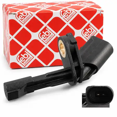 febi ABS Sensor Raddrehzahl f&uuml;r VW Golf 5 6 Passat B6 AUDI A1 8X SEAT Leon 1P hinten links