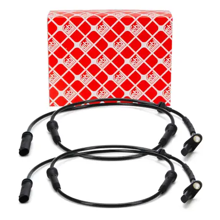 2x febi 107525 ABS Sensor Raddrehzahl Raddrehzahlsensor f&uuml;r BMW X3 F25 vorne 34526869292