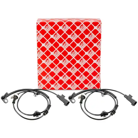 2x febi 186218 ABS Sensor Raddrehzahl f&uuml;r OPEL Asstra K/Sports Tourer B16 vorne 42703444