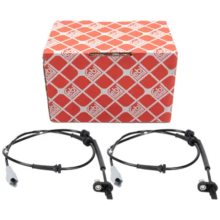 2x febi Sensor Raddrehzahl f&uuml;r PSA Berlingo B9 Partner / Tepee ab Orga 14238 hinten