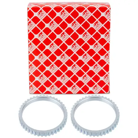 2x febi 171309 ABS Sensorring f&uuml;r SMART Cabrio Crossblade City-Cope ForTwo 450 hinten