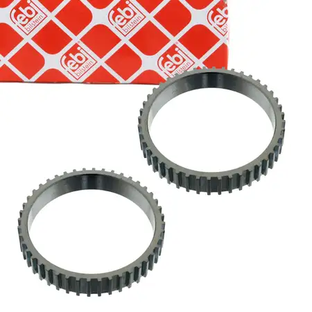 2x febi 102651 ABS Sensorring f&uuml;r RENAULT Clio 2 Kangoo Laguna 1 2 Megane 1 2 1 vorne