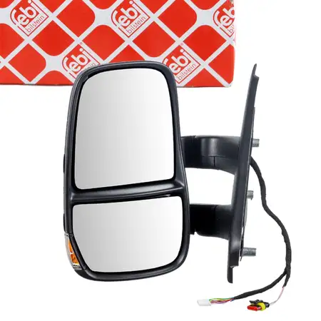 febi 107870 Au&szlig;enspiegel Spiegelsystem elektrisch f&uuml;r IVECO Daily 4 links 5802031838