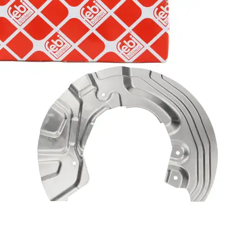 febi 197149 Spritzblech Bremsscheibe f&uuml;r BMW E81 E82 E87 E88 E90 E91 E92 E93 vorne links