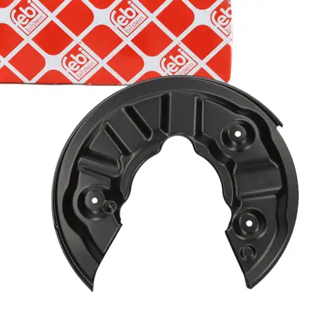 febi Spritzblech Bremsscheibe f&uuml;r AUDI A3 8Y SKODA Octavia 4 CUPRA Formentor hinten rechts