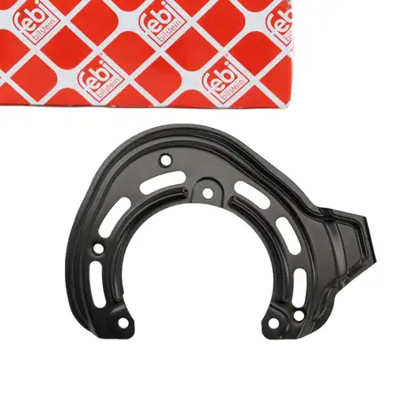 febi Spritzblech Bremsscheibe Abdeckblech f&uuml;r OPEL Corsa C Tigra vorne links 9156115