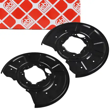 2x febi rear mud flaps for Mercedes E-Class W212, S212, CLS C/X218, GLK X204