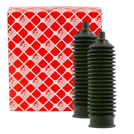 2x febi Lenkmanschette f&uuml;r FORD Escort 5 6 Focus 1 Orion 3 Ranger Scorpio 1 2 2 vorne