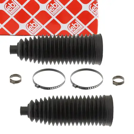 2x febi Spurstange Lenkmanschette f&uuml;r BMW F20 F21 F22 F23 F30-34 F32-36 X3 X4 X5 X6 vorne