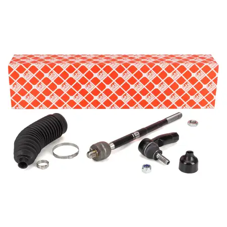 febi Spurstange + Kopf + Manschette f&uuml;r VW Golf 5 6 7 A3 8P 8V Leon 1P 5F Octavia 3 rechts