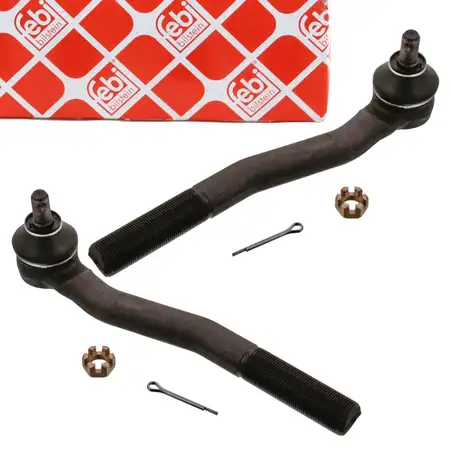 2x febi Spurstangenkopf Spurstangengelenk f&uuml;r JEEP Grand Cherokee 2 WJ Vorderachse unten
