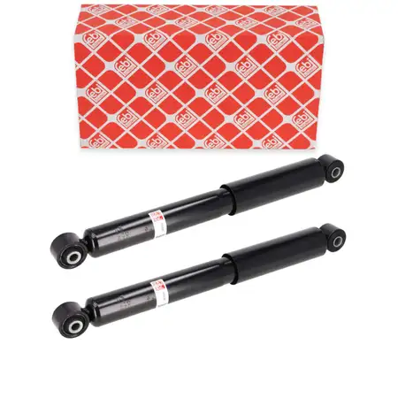 2x febi 194218 Sto&szlig;d&auml;mpfer Gasdruck f&uuml;r VW Caddy 3 4 / Alltrack Hinterachse 2K5513029M